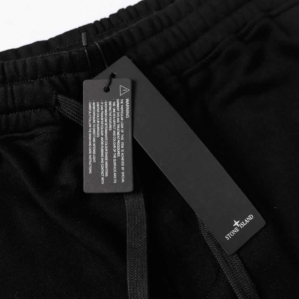 "Stone" Monogram Shorts Black