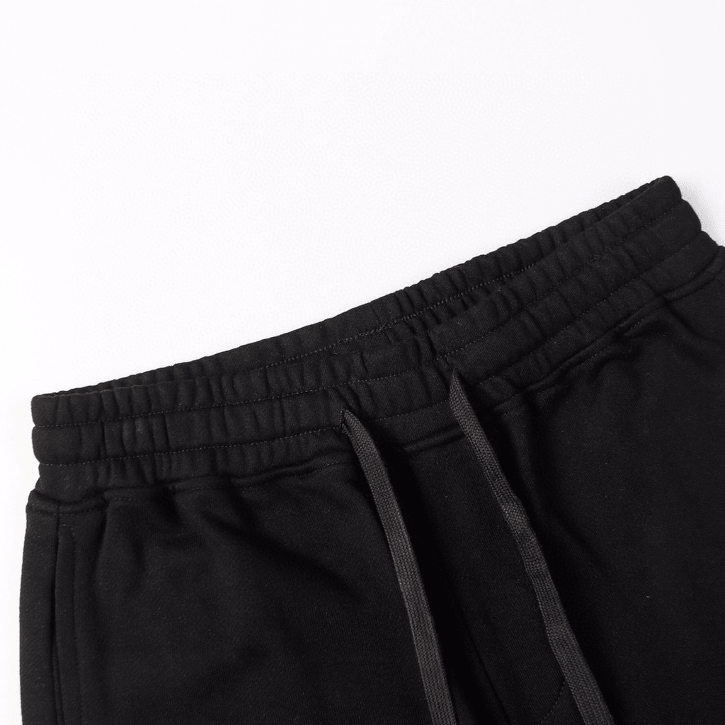 "Stone" Monogram Shorts Black