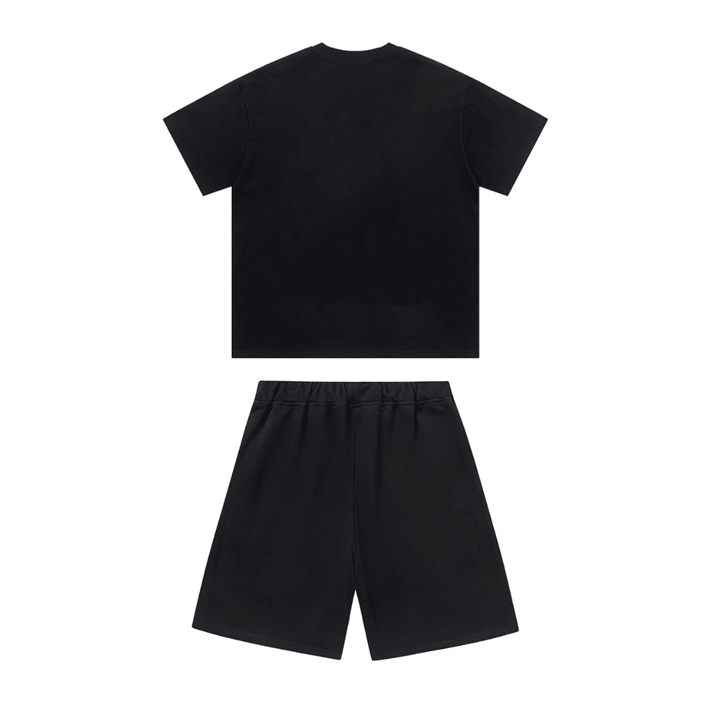 "TS" Short Set Black Red White