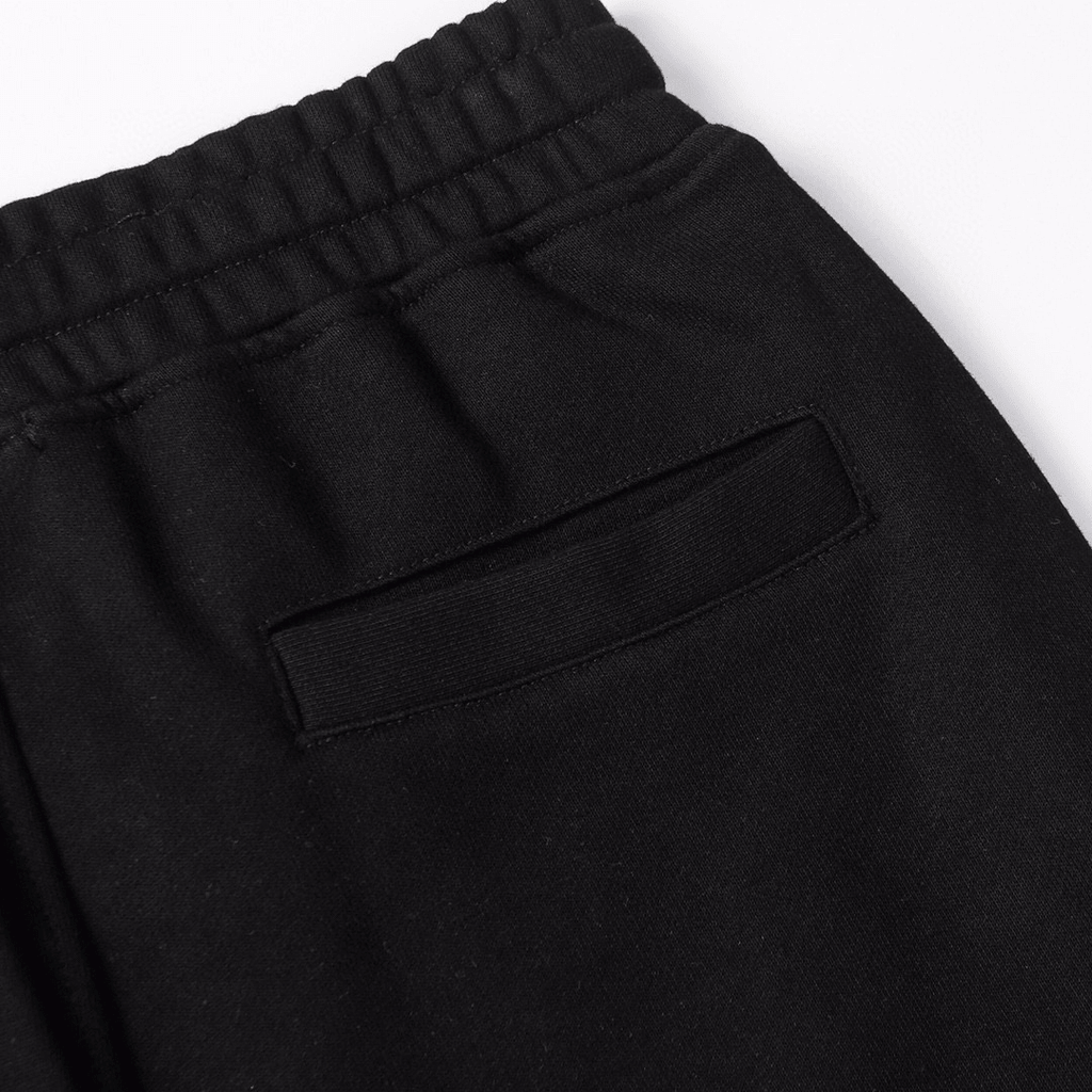 "Stone" Monogram Shorts Black