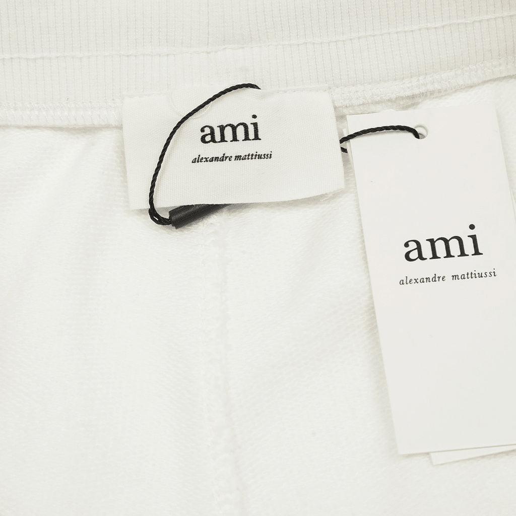 "Ami" Shorts White/Red