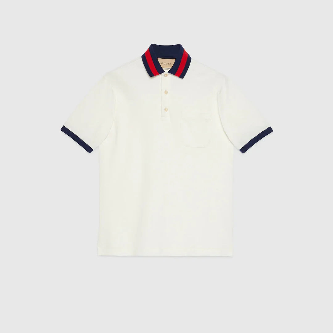 "GG" Polo Cotton