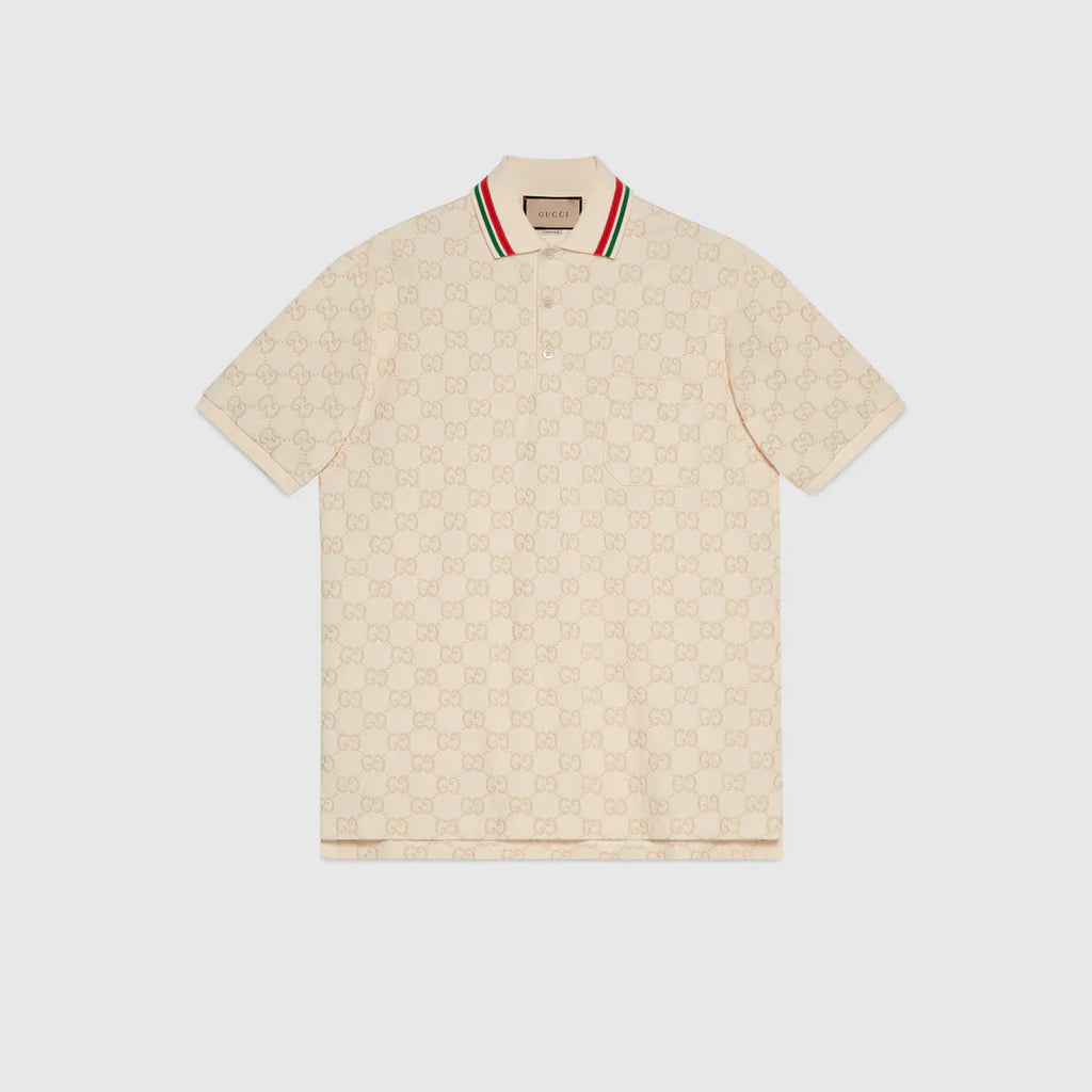"GG" Monogram Polo Shirt