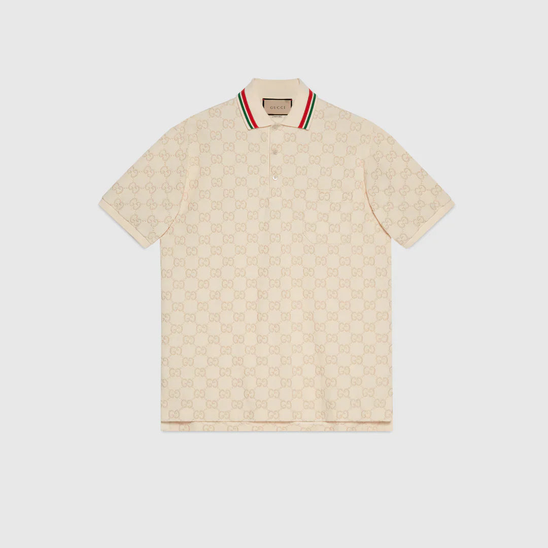 "GG" Monogram Polo Shirt