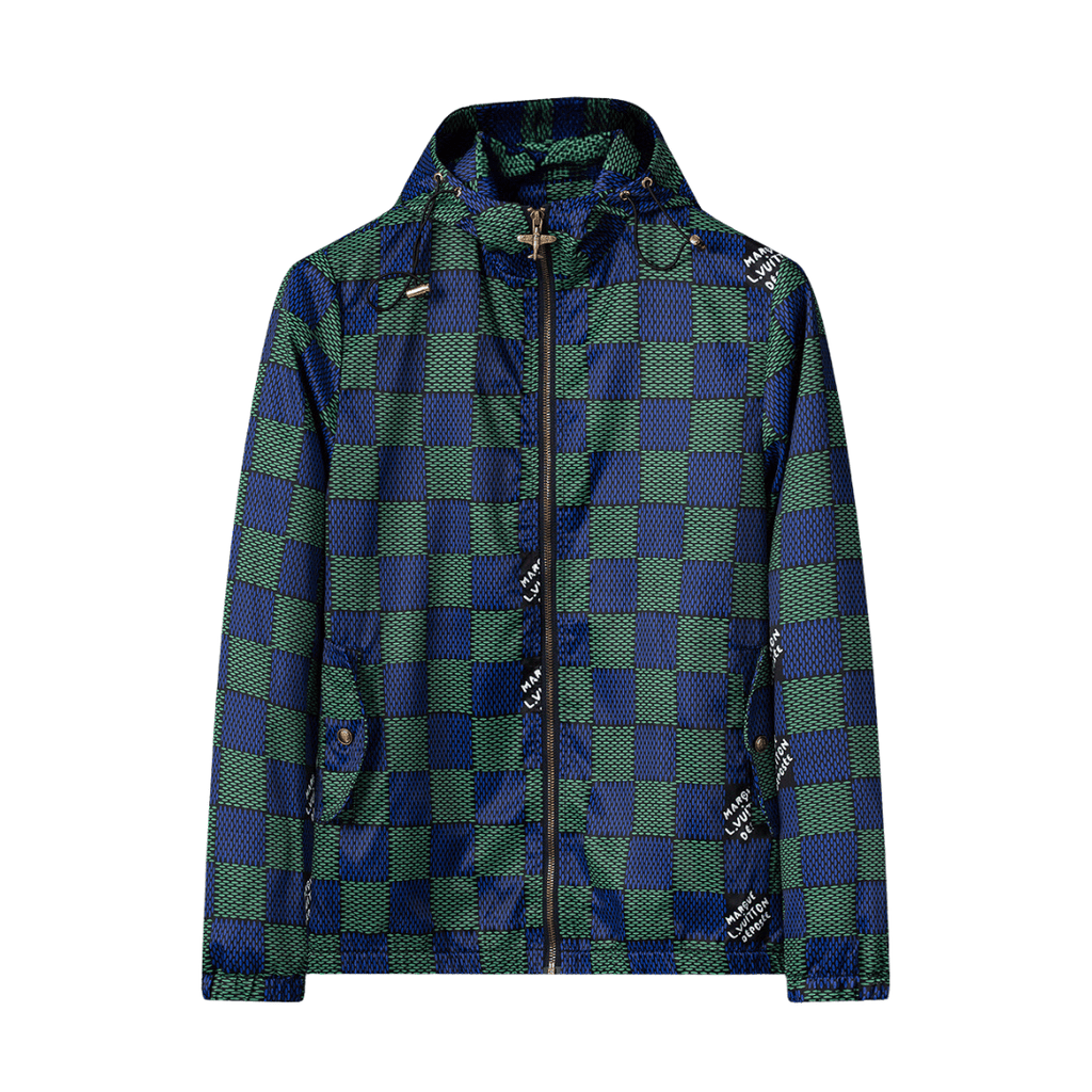"LV" Monogram Green Windbreaker