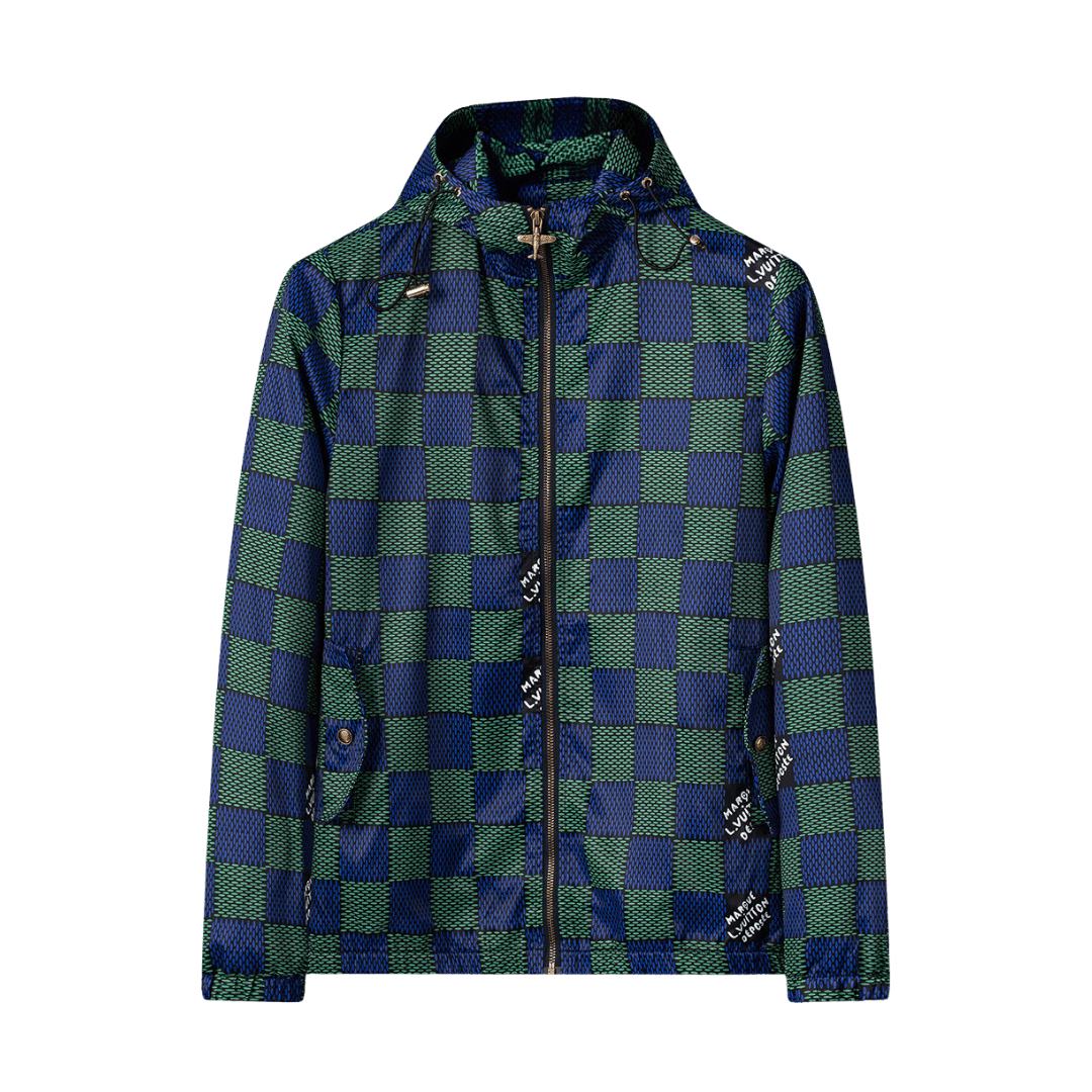 "LV" Monogram Green Windbreaker