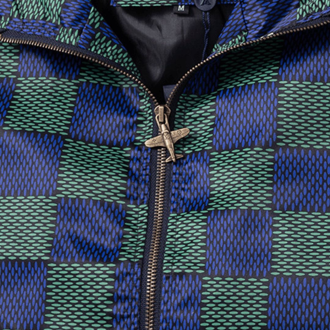 "LV" Monogram Green Windbreaker