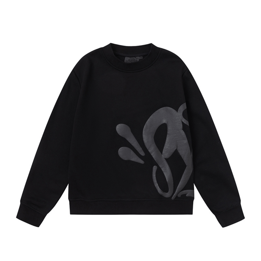 "Syna" Monogram Black Tracksuit